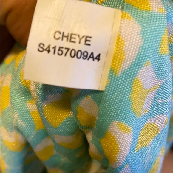 DVF stingray print silk ruffled waterfall skirt 6 - Picture 5 of 8